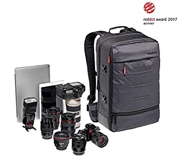 【中古】Manfrotto カメラリュック Manhattanコレクション 26.5L バックパック ムーバー50 三脚取り付け可 15.6インチPC収納可 撥水素材 MB MN-BP-MV-50｜ドリエムコーポレーション