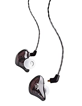 【中古】【非常に良い】BASN BsingerBC100 ヘッドホン MMCX 取り外し可能ケーブル、ノイズキャンセリング インナーイヤー型モニター用イヤホン付き BsingerBC100 ブラウ