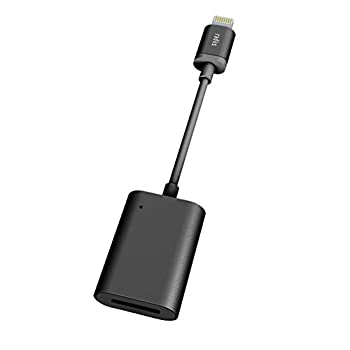【中古】ラディウス radius microSD歌留多主導者 : Lightning繋ぎ iPhone相応う iOS専用 資料うつり変わり うしろ押し AL-LMR11K (黒いこと)