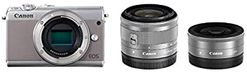【中古】Canon ミラーレス一眼カメラ EOS M100 ダブルレンズキット (グレー) EOSM100GY-WLK｜ドリエムコーポレーション