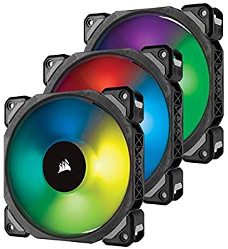 【中古】Corsair ML120 PRO RGB 3 Fan Pack with Lighting Node PRO PCケースファン [120mm径 RGB搭載] FN1146 CO-9050076-WW｜ドリエムコーポレーション