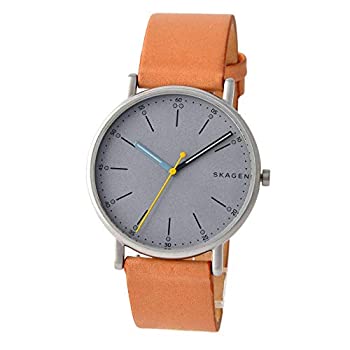 【中古】スカーゲン SKAGEN シグネチャー SIGNATUR クオーツ メンズ 腕時計 SKW6373 グレー/ライトブラウン [並行輸入品]