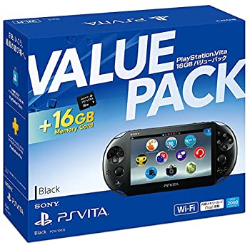 【中古】PlayStation Vita 16GB バリューパック ブラック 特典なし 25,708円