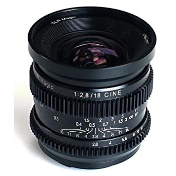 【中古】SLR Magic 18?mm F / 2.8フルフレームCineレンズソニーEマウント