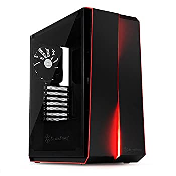 【中古】SilverStone Redlineシリーズ PCケース ブラック SST-RL07B-G