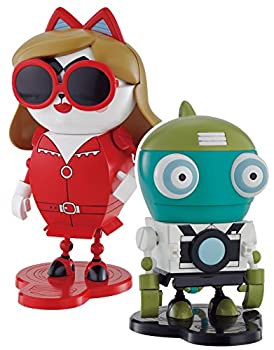【中古】【非常に良い】ポチっと発明ピカちんキット ピカちんロボ キャッツエージェントアイ&炎上カメレオンのカメキチセット画像