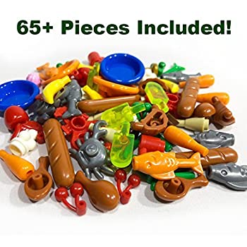 【中古】Toy Food MEGA Accessory Pack Brick Compatible for Major Brand Food - Variety Pack by Brick Loot