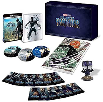 【中古】ブラックパンサー 4K UHD MovieNEXプレミアムBOX(数量限定) [4K ULTRA HD + 3D + Blu-ray + デジタルコピー(クラウド対応)+MovieNEXワールド]｜ドリエムコーポレーション