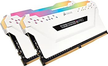 【中古】CORSAIR DDR4-3000MHz デスクトップPC用 メモリモジュール VENGEANCE RGB PRO シリーズ 16GB [8GB&times;2枚] CMW16GX4M2C3000C15W｜ドリエムコーポレーション