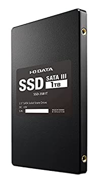 【中古】I-O DATA 内蔵2.5インチSSD 1TB|Serial ATA III対応|ストレージ換装に|9.5mm変換スペーサー付属||SSD-3SB1T