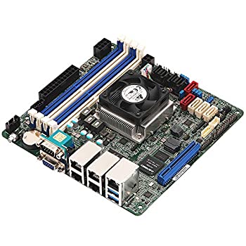 【中古】ASRock Rack C3558D4I-4L Atom C3558 ミニITXお母さんゲーム盤 クアッドGbE ローカルエリアネットワーク、IPMI、13 x SATA繋ぎ付き添い人