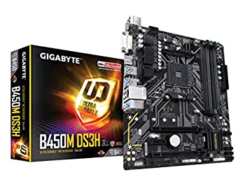 【中古】GIGABYTE ギガバイト B450M DS3H Micro-ATX マザーボード [AMD B450チップセット搭載] MB4784