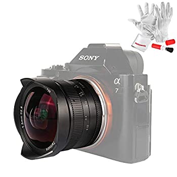 【中古】【人並み外れたに似つかわしい】7artisans 7.5粍 f2.8 広角レンズ 写真機取り替えっこ御鍋 手動興味の中心 Pergear洗い濯ぎ一揃いの道具仕掛ける同梱 (Sony Eマウント)