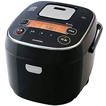 【中古】アイリスオーヤマ IH炊飯器 一升 10合 IH式 31銘柄炊き分け機能 極厚火釜 玄米 IH式 ブラック RC-IE10-B|ドリエムコーポレーション
