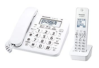 【中古】パナソニック RU・RU・RU デジタルコードレス電話 子機1台付き添い人 1.9GHz DECT判定基準遣りくち 白いこと VE-GZ21DL-W