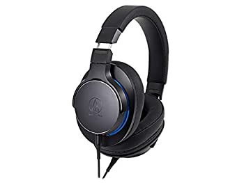 【中古】【非常に良い】audio-technica ハイレゾ対応 ダイナミック密閉型ヘッドホン(ブラック)audio-technica ATH-MSR7B BK