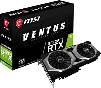 【中古】MSI GeForce RTX 2080 VENTUS 8G OC グラフィクスゲーム盤 VD6726