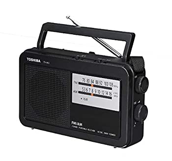【中古】東芝 広広としたFM/AMラジオ受信機TOSHIBA TY-HR3-K