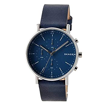 SKAGEN スカーゲン 腕時計 メンズ クロノグラフ レザー 真珠貝文字盤 SKAGEN スカーゲン 腕時計 メンズ クロノグラフ レザー 真珠貝文字盤