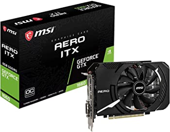 【中古】MSI GeForce GTX 1660 AERO ITX 6G OC グラフィックスボード VD6919