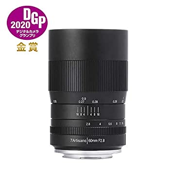 【中古】【非常に良い】【国内正規品】七工匠 7Artisans 単焦点レンズ 60mm F2.8 Macro (ソニーE (APS-C) ブラック) 6028EB