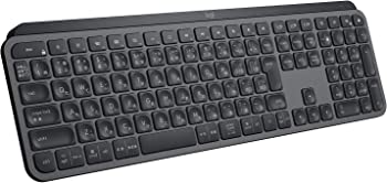【中古】ロジクール アドバンスド ワイヤレスキーボード KX800 MX KEYS 充電式 bluetooth Unifying Windows Mac FLOW ワイヤレス 無線 キーボード 国内正|ドリエムコーポレーション