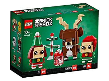 【中古】【人並み外れたに似つかわしい】レゴ（LEGO）ブリックヘッズ 続きもの 馴鹿と小妖精とエルフィー【40353】