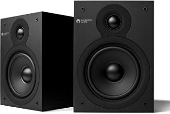 【中古】Cambridge Audio SX-50 ブックシェルフスピーカー | 100ワット 介護ホーム芝居小屋 パウダーコンパクト金棒引き ありの実 (引っ敷き黒いこと)