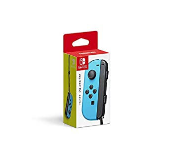 【中古】【非常に良い】【任天堂純正品】Joy-Con(L) ネオンブルー