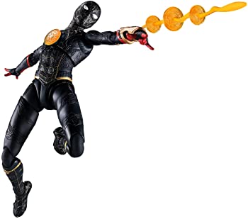 【中古】【非常に良い】S.H.フィギュアーツ スパイダーマン [ブラック＆ゴールドスーツ] (スパイダーマン:ノー・ウェイ・ホーム) 約150mm ABS&PVC製 塗装済み可動フィギ