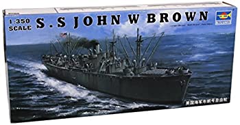 【中古】【非常に良い】トランペッター 1/350 アメリカ海軍 リバティシップ SS ジョン W ブラウン 05308 プラモデル