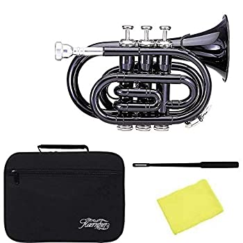 【中古】【非常に良い】Kaerntner ケルントナー ポケットトランペット KTR-33P/BK ブラック (セミハードケース付き) 70,217円