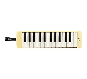 【中古】【非常に良い】ヤマハ YAMAHA ピアニカ25鍵 クリームイエロー P-25F
