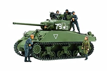 【中古】【非常に良い】タミヤ スケール限定シリーズ 1/35 ソビエト M4A2 (76) W シャーマン戦車 (人形6体付き) 25105
