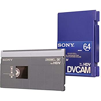 【中古】FUJIFILM SONY PDV-64N/3 DVCAM/HDV磁気テープ 64分 10本容器に並べる