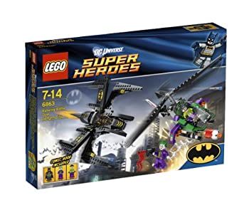 【中古】【人並み外れたに好いたらしい】レゴ (LEGO) スーパー・ヒーローズ バットウィング ゴッサム・シティーでの空戦 6863 セット-ブロック