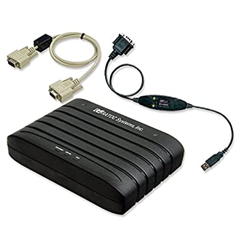 【中古】ラトックシステム RS-232C 56K DATA/14.4K FAX Modem(USB変換アダプター付)3年保証モデル REX-C56EX-UW3