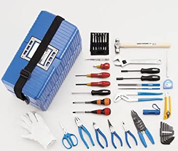 【中古】(未当て嵌める･未開封品)ホーザン(HOZAN) 手道具仕掛ける 入組40点 工業プラント、授業時間、科学研究所の備え付けや身寄りでのDIY、車載手道具、防災用に S-351