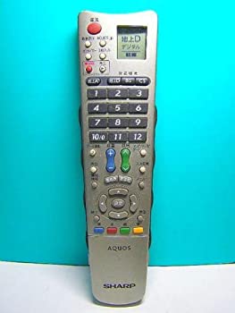 【中古】読みやすい テレビ受像機遠隔操作 GA615WJSA