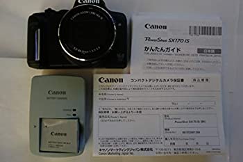 【中古】(未使用・未開封品)CANON PowerShot SX170 IS 3インチ LCD 16メガピクセル コンパクトカメラ ブラック|ドリエムコーポレーション