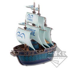 【中古】【非常に良い】一番くじ ワンピース～VS海軍編～ Ａ賞　海軍軍艦フィギュア