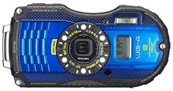 【中古】RICOH 防水デジタルカメラ RICOH WG-4GPS ブルー 防水14m耐ショック2.0m耐寒-10度 RICOH WG-4GPSBL 08558|ドリエムコーポレーション