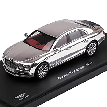 【中古】【非常に良い】京商オリジナル 1/43 ベントレー フライングスパー W12 (メッキシルバー) 完成品