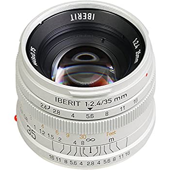 【中古】(未使用・未開封品)KIPON 単焦点レンズ IBERIT (イベリット)?35mm f / 2.4レンズfor LEICA ライカMマウント Frosted Silver(つや消し シルバー)|ドリエムコーポレーション