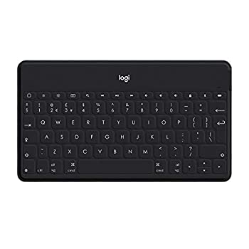 【中古】(未使用･未開封品)Logitech Keys-To-Go - Keyboard - Bluetooth - waterproof - black - for Apple iPad, iPhone, Apple TV
