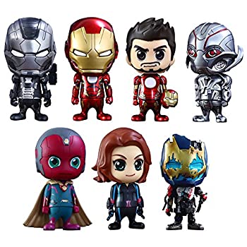【中古】(未使用･未開封品)コスベイビーアベンジャーズ/エイジ・オブ・ウルトロンシリーズ2.0 [サイズS] 7体ボックスセット 高さ約10センチ プラスチック製 塗装済み完成品｜ドリエムコーポレーション