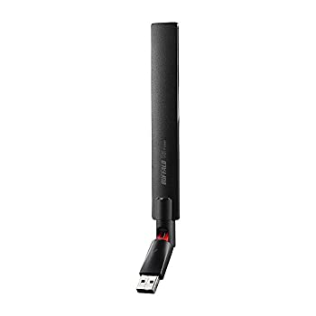 【中古】(未使用･未開封品)BUFFALO 11ac/n/a/g/b 433Mbps USB2.0用 無線LAN子機 日本メーカー WI-U2-433DHP
