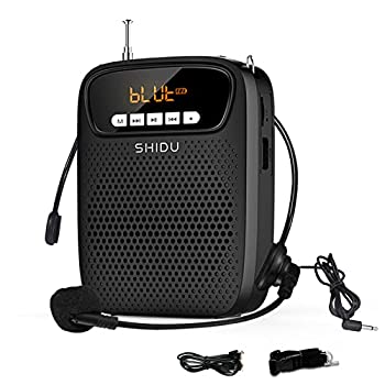 【中古】(未使用･未開封品)S278 15W 軽量 ポータブル 充電式 ミニボイスアンプ ヘッドセットマイク付き Bluetooth/録音/FMラジオ/MP3対応 教師/ツアーガイドなどに