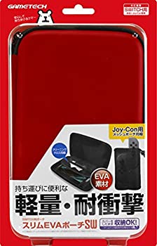 【中古】(未使用・未開封品)ニンテンドースイッチ用本体収納ポーチ『スリムEVAポーチSW (レッド) 』 -SWITCH-