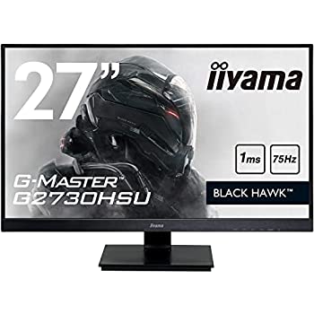 【中古】iiyama ゲーミング 管する 見せびらかす G2730HSU-B1 (27in/1ms/盛りだくさん固定ディスク/TN/DisplayPort,HDMI,D-sub/3年言いはなつ)